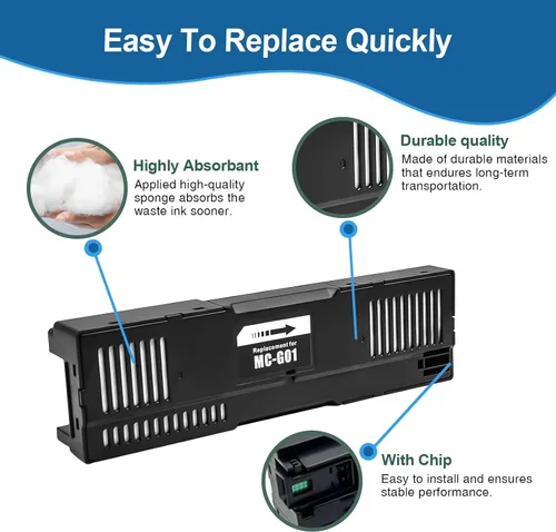 Miniatura 3 de YOUEXPERT Cartucho de mantenimiento MC-G01 Depósito de tinta residual compatible con Canon MAXIFY GX6020 GX7020 GX6040 GX6050 GX7040 GX7050