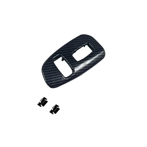 Miniatura 7 de 1 par de paneles de interruptor de ventana de fibra de carbono con clips compatibles con Chevy Camaro 1993-2002