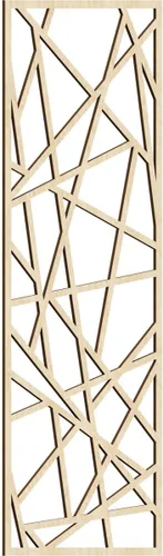 Miniatura 40 de Conway Paneles de pared decorativos de madera con calado, 9 3/8 pulgadas de ancho x 24 3/8 pulgadas de alto x 1/4 de alto, aliso