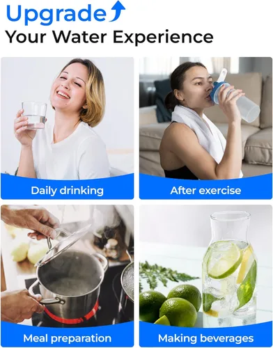 Miniatura 7 de Waterdrop Filtro G5P500-RO, repuesto para sistema de ósmosis inversa para debajo del fregadero Waterdrop G5P500 y G5P500A, vida útil de 24 meses