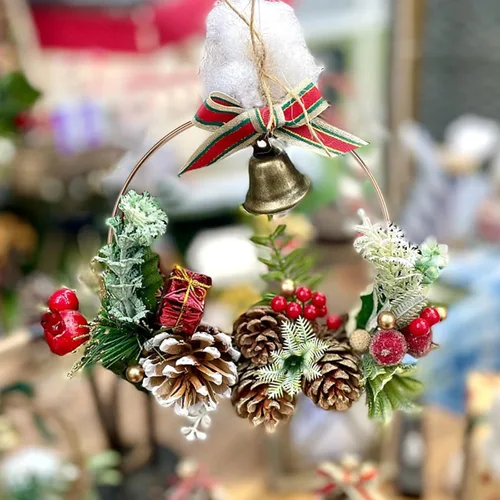 Miniatura 6 de BigOtters Atrapasueños, 10 anillos de macramé de metal dorado para hacer coronas de boda, decoración de manualidades colgantes en la pared, 5