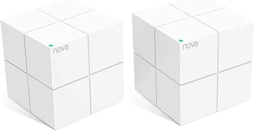 Sistema de WiFi de malla Tenda Nova MW6 - Cubre hasta 2400 pies cuadrados - Sistema de WiFi de malla AC1200 para toda la casa - Red de malla Gigabit