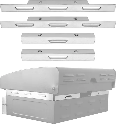 Miniatura 13 de Protectores de viento 2025 para plancha Blackstone de 17 pulgadas, accesorios de plancha Blackstone, pantalla de viento de acero inoxidable