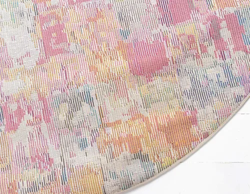 Miniatura 9 de Tapete Unique Loom colección Jardin para múltiples áreas, abstracta, vibrante, Polipropileno, Multi/Beige