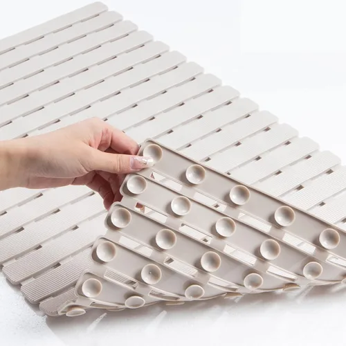 Miniatura 7 de Sheepping - Tapete de ducha antideslizante para bañera, lavable a máquina, tapete de baño antideslizante para bañera, tapete de drenaje rápido