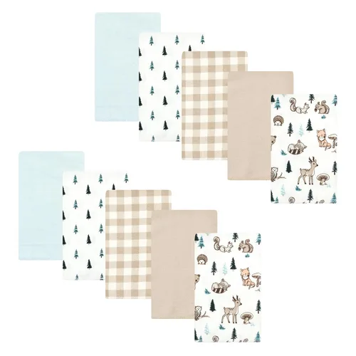 Miniatura 343 de Hudson Baby - Paños unisex de franela de algodón para bebé, bosque, talla única