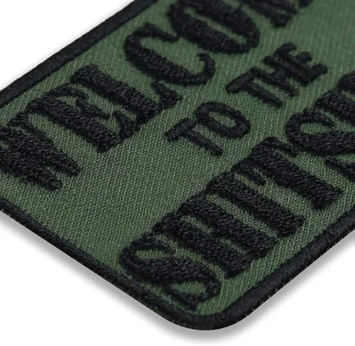 Miniatura 12 de Parches tácticos de moral: Pie grande con pistola, plancha, coser divertidos parches militares para chaleco, uniforme, cuero, 2.95 x 2.95