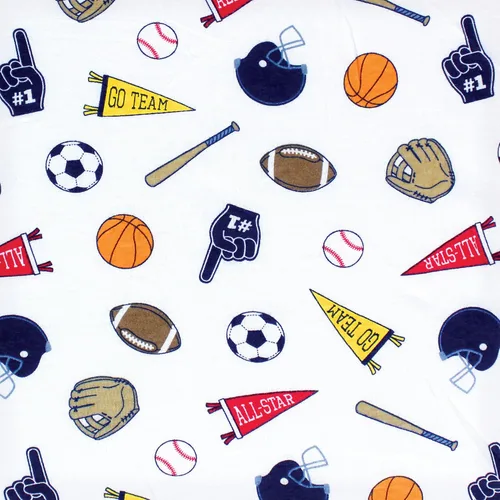Miniatura 2 de Hudson Baby Funda unisex para cambiador de bebé, ventilador deportivo, talla única Sports Fan