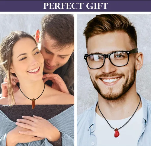 Miniatura 6 de Pendant Chakra Necklace with Genuine Healing Crystal Stone, Crystals Jewelry for Women and Men, Girls, Boys, Handmade with Love, Spiritual Gifts for