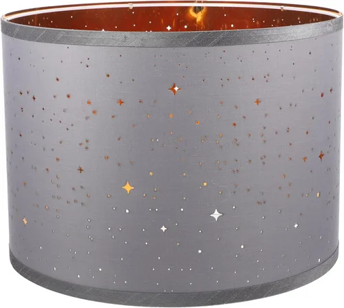 Miniatura 11 de Pantalla de lámpara de mesa, pantalla de repuesto para lámpara de tambor estrellado, pantalla de barril de estrella, clip, cubierta de luz