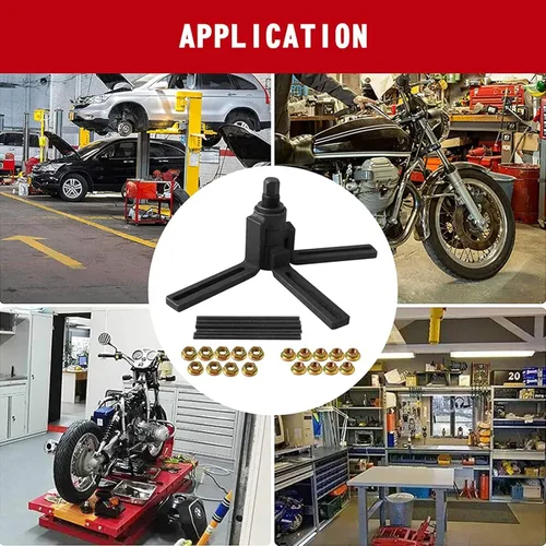 Miniatura 6 de RYANSTAR RACING Separador de Cárter de Motocicleta y Extractor de Volante para Moto de Todo Terreno, ATV, Herramienta para Desmontar Motores de 2