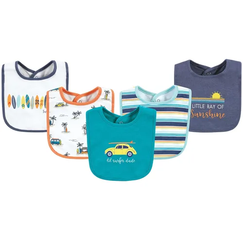 Miniatura 6 de Hudson - Babero unisex de algodón para bebé, baberos de algodón, talla única , Cactus rosa
