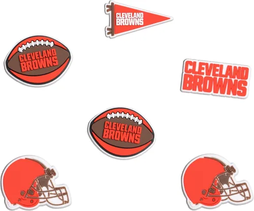 Miniatura 24 de FOCO unisex-adult NFL Team Logo 6-Pack Shoe Charms