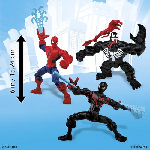Miniatura 6 de Marvel Super Hero Mashers - Paquete de colección de telarañas con Spiderman, Venom y Miles Morales (exclusivo de Amazon)