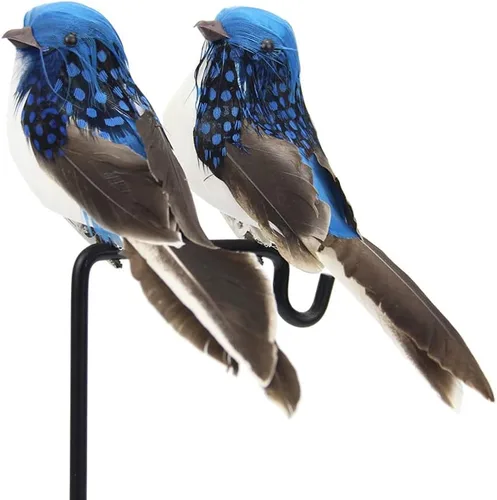 Miniatura 3 de Pájaro de espuma artificial, mini plumas de simulación, adornos para manualidades, hogar, jardín, decoración de boda, accesorios de fiesta
