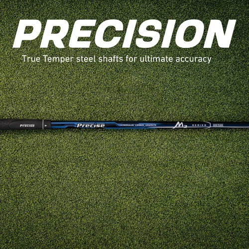 Miniatura 5 de Precise M3 - Juego de golf de 14 piezas para hombre – Driver de 460cc, Madera, Híbrido, Hierros 6-PW, Putter, Bolsa con Soporte, 3 Fundas