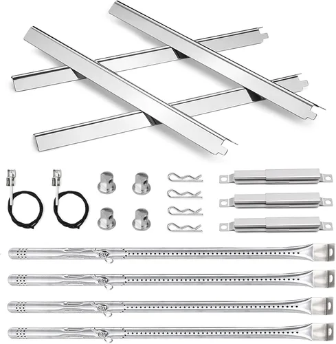Miniatura 7 de Reemplazo de quemadores de parrilla para Charbroil Performance 2 quemadores 463660021 463660421, Placas de calor G325-0002-W1 para Char-broil