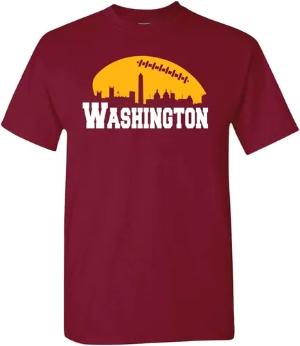 Miniatura 53 de Xtreme Apparrel City Skyline - Camiseta de hombre para los aficionados al fútbol americano Baltimore - Camisa púrpura