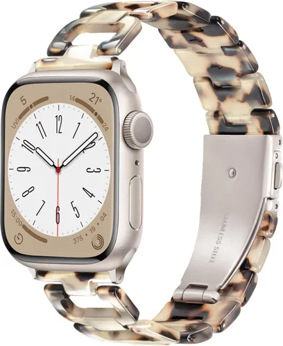 Miniatura 21 de Correa ligera de Apple Watch para Apple Watch, de resina en forma de D, compatible con hebilla de acero inoxidable para Apple Watch Ultra 2, 1