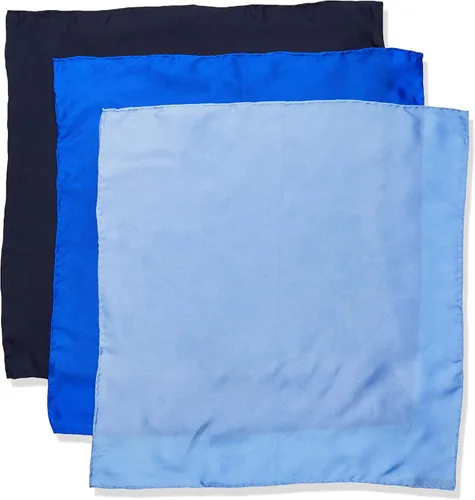 Miniatura 2 de Stacy Adams mens 100% Silk Hand Rolled 17"x 17" Pocket Square Three Piece Set