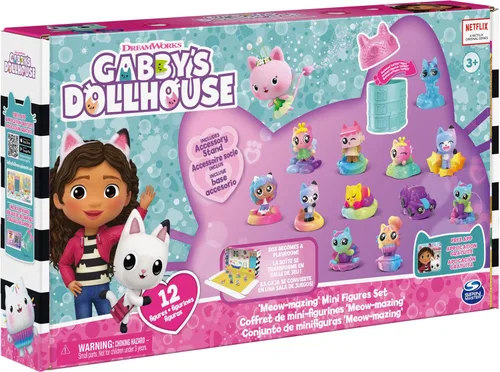 Miniatura 9 de Gabby's Dollhouse, Meow-Mazing - Juego de 12 figuras de juguete con temática de arcoíris (exclusivo de Amazon) para niños a partir de 3 años