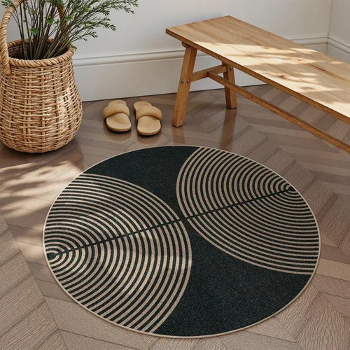 Miniatura 69 de Alfombra Moderna de Yute Fácil de Limpiar Arcoíris Lahome, 2x6 Alfombra de Pasillo Lavable para Cocina, Alfombras de Pasillo para Pasillos, Alfombra