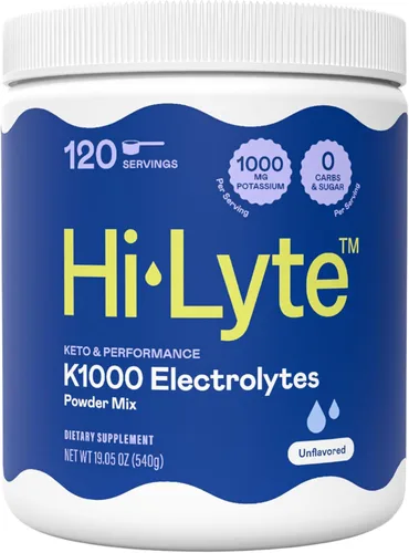 Miniatura 15 de Hi-Lyte K1000 - Mezcla de electrolitos en polvo, naranja Keto y rendimiento, 50 porciones