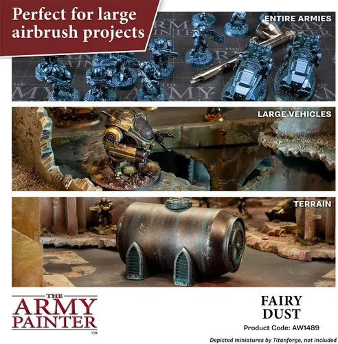 Miniatura 7 de The Army Painter Warpaint Air Metallics Fairy Dust - Pintura acrílica no tóxica a base de agua muy pigmentada para juegos de rol de mesa
