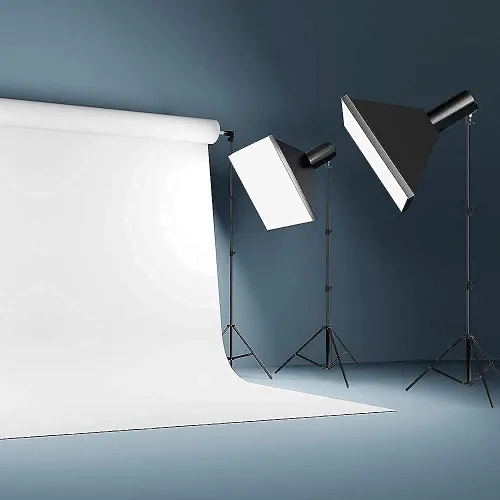 Miniatura 6 de Soporte de luz resistente de 9.5 pies/9.2 ft de resorte ajustable acolchado de metal para fotografía de estudio fotográfico, luz de anillo, equipos