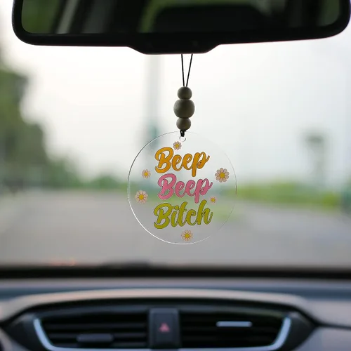 Miniatura 9 de Talataca Adorno plano 2D cristiano para automóvil y cuentas de madera, citas inspiradoras con cuentas, accesorios para espejo retrovisor, colgante 37
