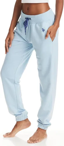 U.S. Polo Assn. Essentials - Pantalones deportivos para mujer, pantalones deportivos de tela de toalla - Ropa de descanso para mujer