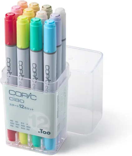 G.Too Copic Ciao Starter - Juego de 12 colores