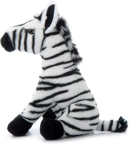 Miniatura 6 de The Petting Zoo Peluche de cebra, regalos para niños, animales salvajes del zoológico Onez, juguete de peluche de cebra de 12 pulgadas