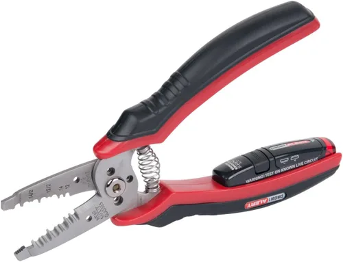 Miniatura 7 de Gardner Bender GST-224M Circuit Alert - Pelacables de acero inoxidable con detección de voltaje, cable de 12/2 y 14/2 NM, 7 1/2 pulgadas.
