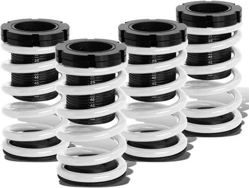 Miniatura 9 de Auto Dynasty Muelles de suspensión ajustables escalados compatibles con Honda Civic Coupé/Sedán 01-05, 4 piezas, resorte azul