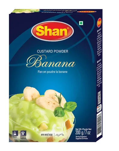 Miniatura 27 de Shan Polvo de crema de mango, 7.05 oz, postre esencial para cualquier ocasión, apto para vegetarianos, bolsa hermética en una caja (paquete de 3)