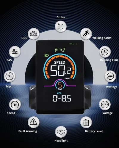 Miniatura 2 de Pantalla Ebike M5C-2 (BLE)
