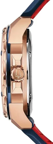 Miniatura 3 de Bulova - Reloj automático analógico para hombre con correa de silicona 98A227 Reloj automático