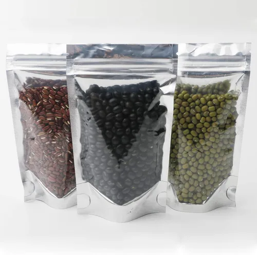 Miniatura 7 de Ellbest 100 bolsas de plástico resellables de aluminio Mylar de aluminio, bolsas de almacenamiento plateadas, bolsas de almacenamiento herméticas