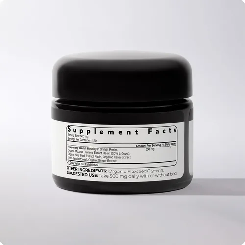 Miniatura 5 de Blisque - Suplemento natural de resina Shilajit orgánica del Himalaya para apoyo del estado de ánimo con mucuna pruriens orgánicos y albahaca