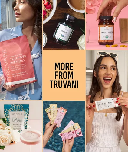 Miniatura 8 de Truvani Proteína vegana de guisantes en polvo, mantequilla de maní, 0.71 oz de proteína orgánica a base de plantas, 20 porciones, ceto, sin gluten