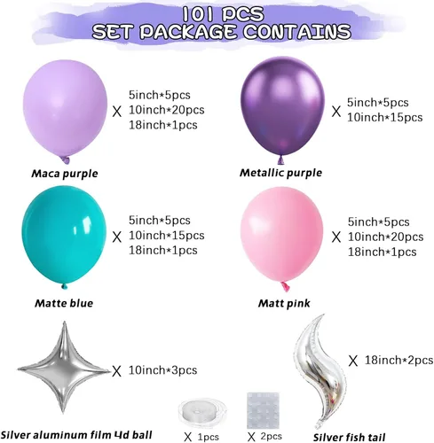 Miniatura 2 de Kit de arco de globos azules y verdes, kit de arco de guirnalda de globos azul marino y verde oscuro con globos de papel de aluminio de estrella 4D