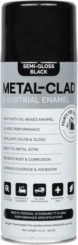 Miniatura 43 de Aerosol de galvanizado en frío de alto brillo de Paints For Industry - Pintura en aerosol de esmalte industrial para acero y metal - Caja de 12