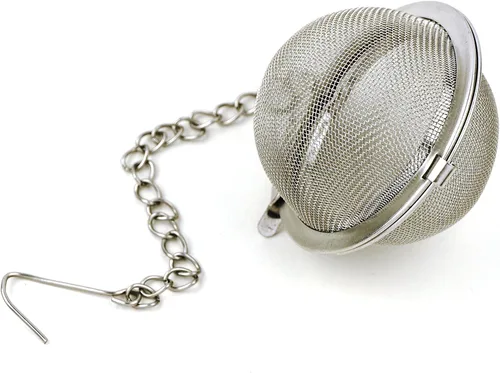 Miniatura 6 de RSVP International Endurance Collection - Bola infusora de té de hojas sueltas de malla, acero inoxidable 18/8 y apta para lavavajillas, pirámide