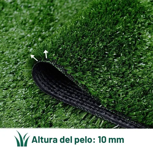 Miniatura 2 de LITA Alfombra de césped artificial realista para césped - 7 pies x 15 pies, 0.4 pulgadas, para interior y exterior, alfombra de césped sintético