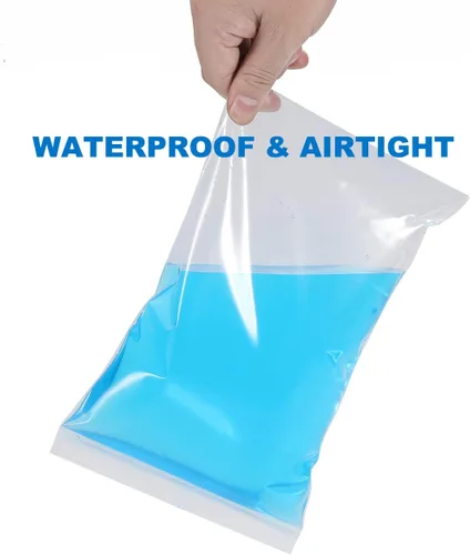 Miniatura 5 de 1000 piezas de 2,5 cm x 2,5 cm Bolsas de plástico pequeñas de 2,4 mil Bolsas transparentes con cierre de cremallera resellable gruesas