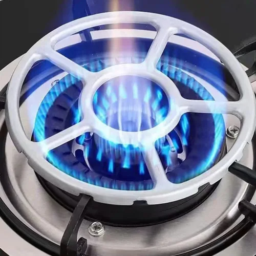 Miniatura 2 de SOLUSTRE Estantes de soporte para estufa de gas de 6.10 pulgadas, anillos de wok antideslizantes de acero galvanizado, accesorios universales
