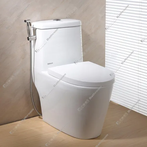 Miniatura 2 de Pulverizador de bidé de mano de níquel cepillado, rociador de pañales de acero inoxidable calificado Shattaf Juego completo para bidé inodoro baño