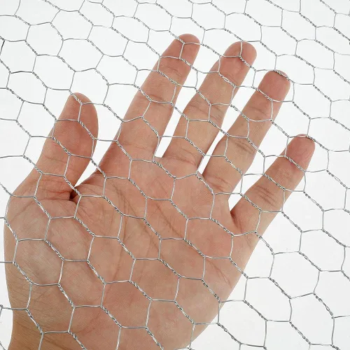 Miniatura 2 de Malla de alambre de malla de alambre galvanizado hexagonal para proteger plantas de jardinería, verduras, flores y frutas de pollo, gato, perro