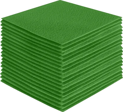 Miniatura 88 de FabricLA Hojas de fieltro acrílico para manualidades, cuadrados de fieltro precortados suaves de 4 x 4 pulgadas (3.9 in x 3.9 in), utiliza hojas